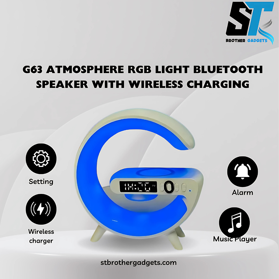 G63 Atmosphere RGB Light Bluetooth Speaker With Wireless Charging